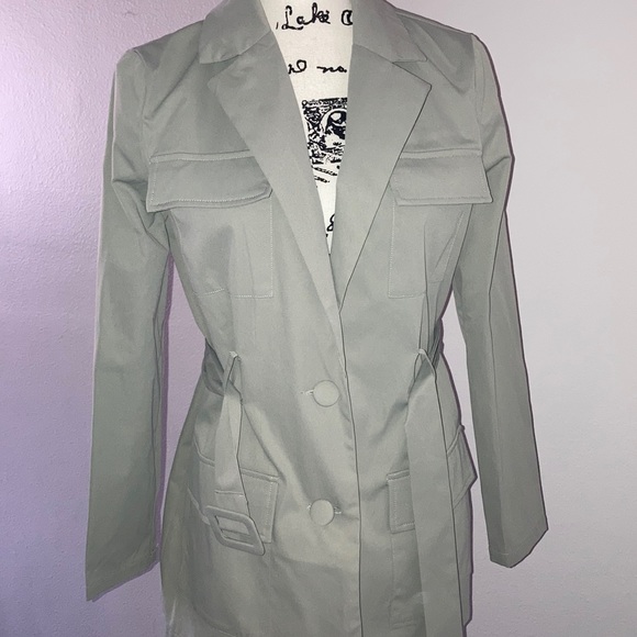 Sage green blazer - Picture 3 of 4